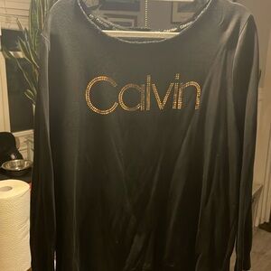 Original Calvin Klein off the shoulders sweat shirt,